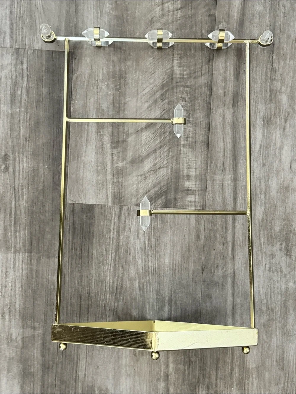 Urban Outfitters Crystal Gold Jewelry Holder